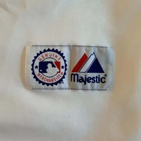 Majestic MLB Los Angeles Angels White Blank Baseball Jersey Men's Size L - Picture 6 of 6